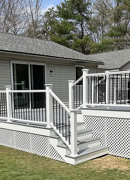after deck remodeling - Alfred Maine General Contractor